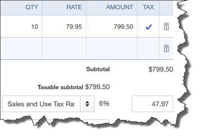 in quickbooks pay sales tax for 2 states