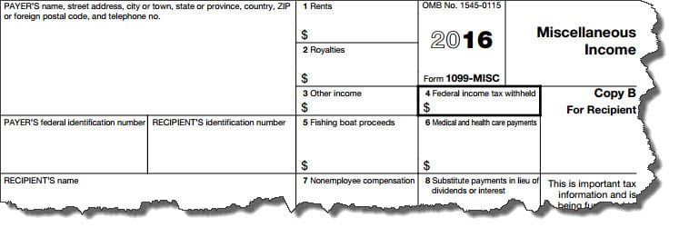 Figure 1: The 1099-MISC will look familiar if your business pays money to independent contractors or other individuals who are not official employees.