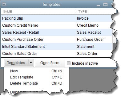 quickbooks estimate template